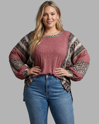 Laurie™ - Loose Fit Oversized Leopard Top