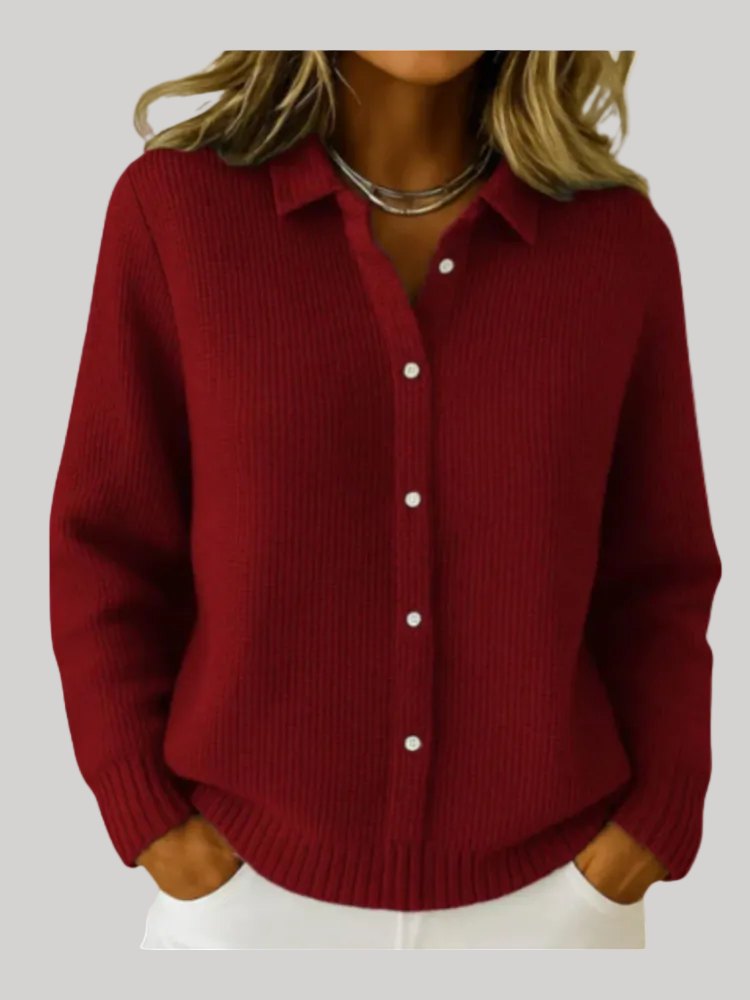 Amira - Knit Button Cardigan