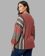 Laurie™ - Loose Fit Oversized Leopard Top